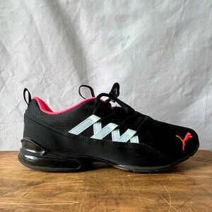 PUMA Riaze Prowl Training Shoes, Size 9, Black, Soft Foam Comfort! EUC!